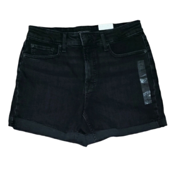 Free Assembly Cuffed Raw Hem Jean Shorts - Picture 1 of 4